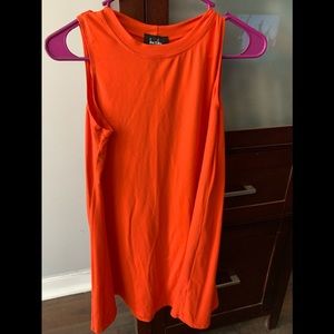 Orange t shirt dress